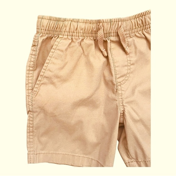 Wonder Nation casual school tan/beige drawstring shorts pockets elastic waist XS - Picture 3 of 9